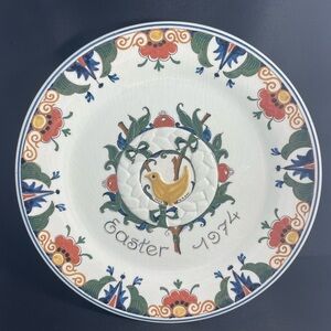 Delft Pottery Easter 1974 Limited Edition Plate